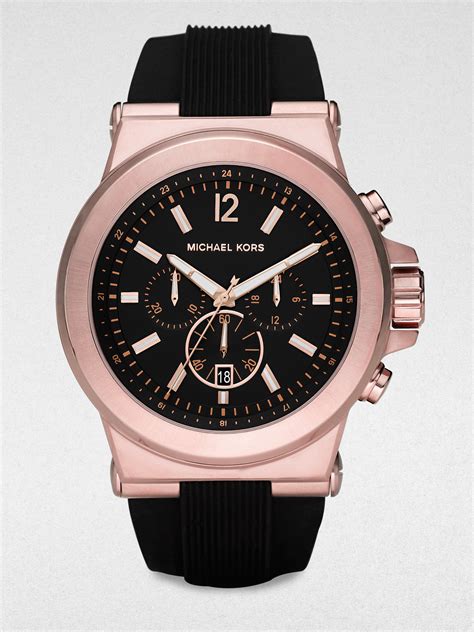 michael kors dylan stainless steel chronograph watch|michael kors dylan watch strap.